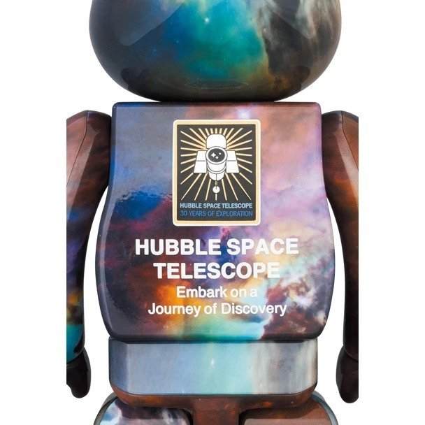 400% & 100% Bearbrick sæt - Hubble Space Telescope Lagoon Nebula (Mess