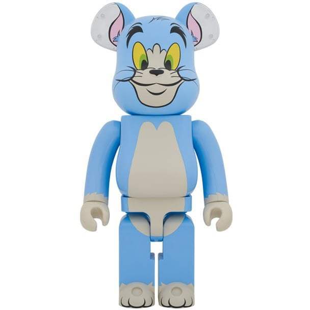 1000 Bearbrick Tom Classic Color figure inspired by Tom & Jerry cartoon in signature Bearbrick style