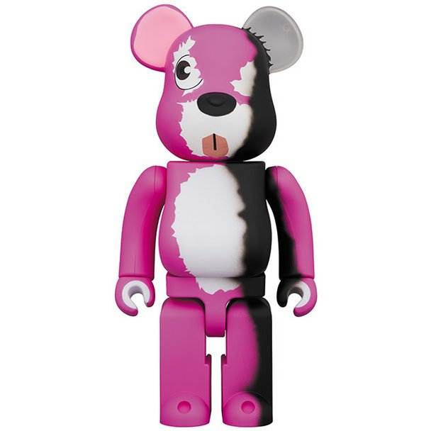 1000% Bearbrick pink bear figure inspired by Breaking Bad symbolizing consequences and loss of innocence
