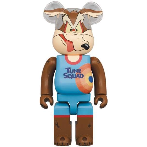 1000% Bearbrick Wile E. Coyote Space Jam 2 collectible figure by Medicom Toys.