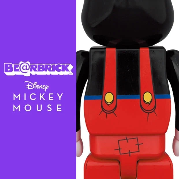 400% & 100% Bearbrick Set - Mickey Mouse (Boat Builders)-Medicom Toy-Bearbrick