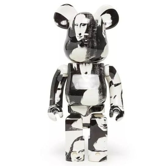 1000 % Bearbrick – Andy Warhol (Double Mona Lisa)