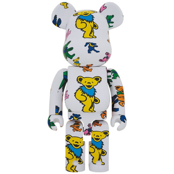 1000 % Bearbrick – Grateful Dead (Dancing Bears Pattern)