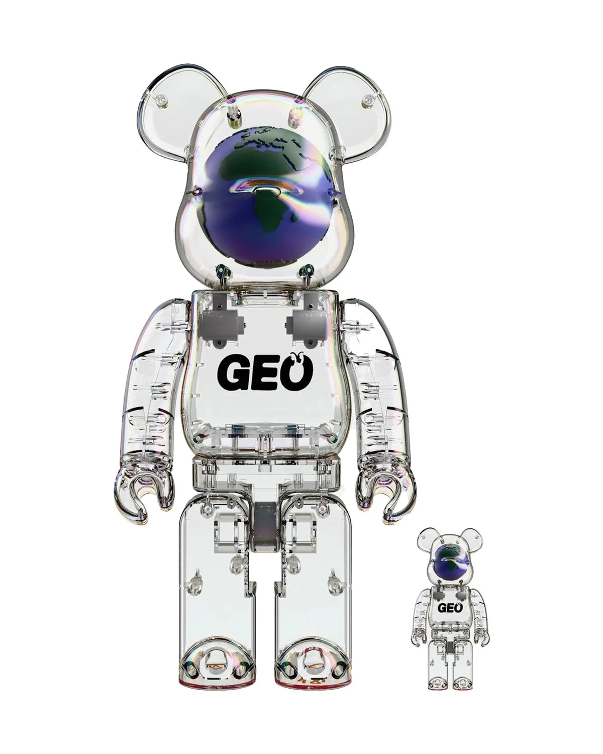 400% & 100% Bearbrick set – GEO (Limited Edition)