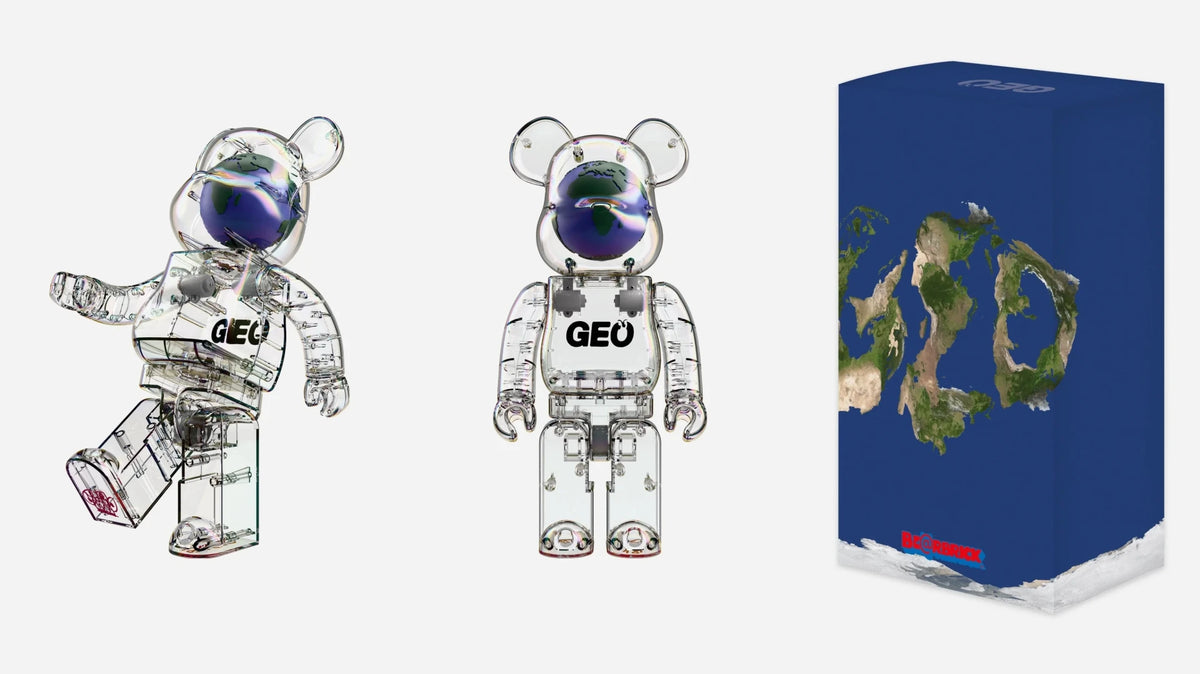 400% & 100% Bearbrick set – GEO (Limited Edition)