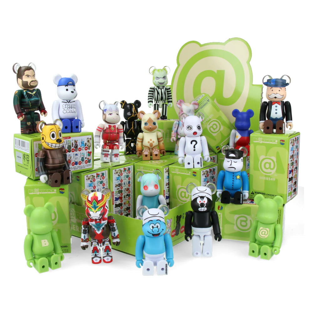 100 % Bearbrick Blindbox sarja 49 by Medicom Toy
