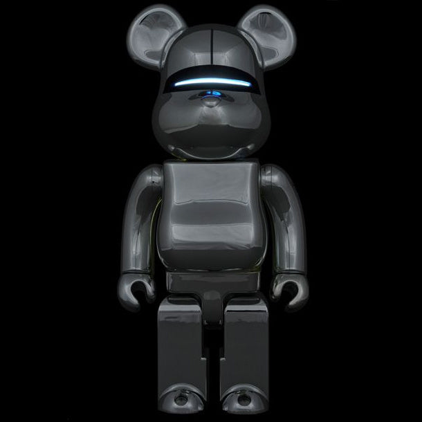 1000 % Bearbrick – Hajime Sorayama Robot (Blue Lights ed.)