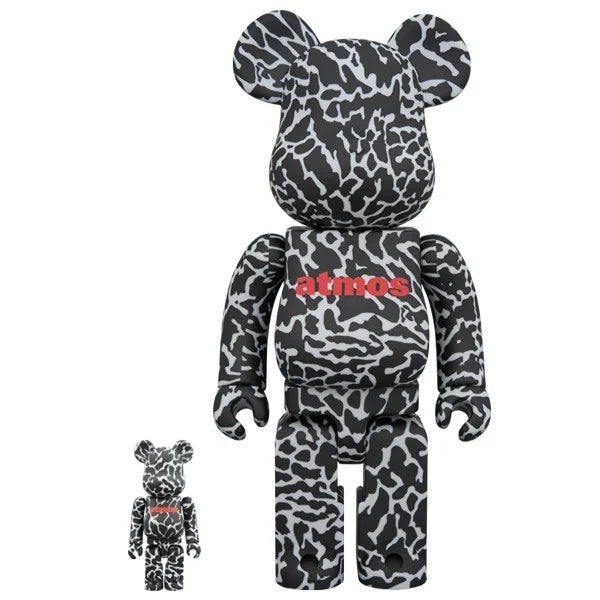 400% & 100% Bearbrick -setti – Atmos - Reverse Elephant