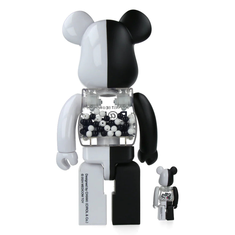 400% & 100% Bearbrick - My first Bearbrick Baby (Black & White)