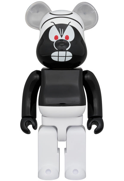 400% Bearbrick - Smurffi (musta)