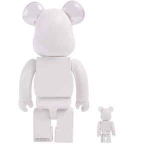 400% & 100% Bearbrick sæt - Casper (The Friendly Ghost)