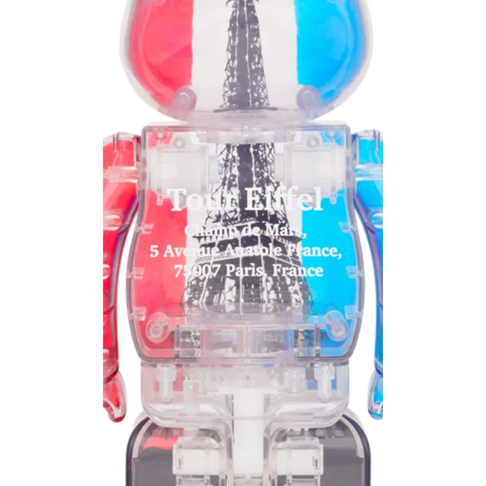 400% Bearbrick - Eiffel Tower (Tricolor)