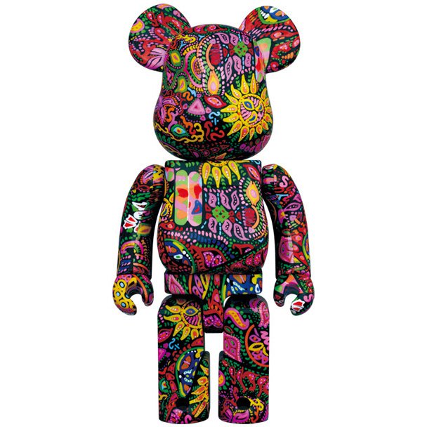 1000% Bearbrick - Psychedelic Paisley Amplifier Default Title