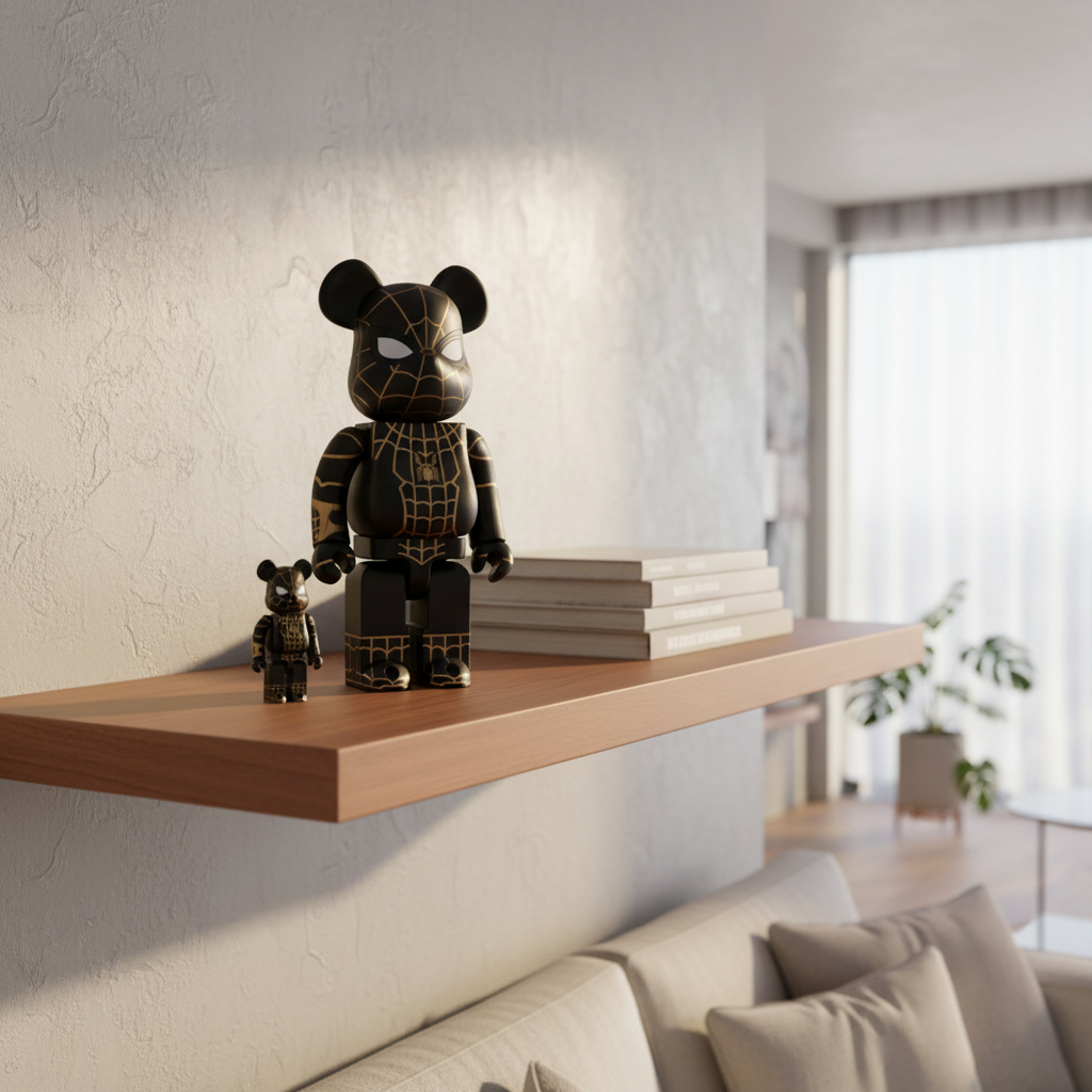 400% & 100% Bearbrick - Spiderman - No Way Home (Black & Gold Suit)