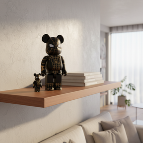 400% & 100% Bearbrick - Spiderman - No Way Home (Black & Gold Suit)