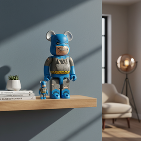 400% & 100% Bearbrick Set - Batman (The Dark Knight Triumphant)