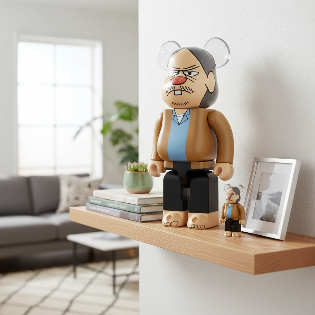 100% & 400% Bearbrick sæt – Yusuke Hanai - Bun Sam-Medicom Toy-Bearbrick