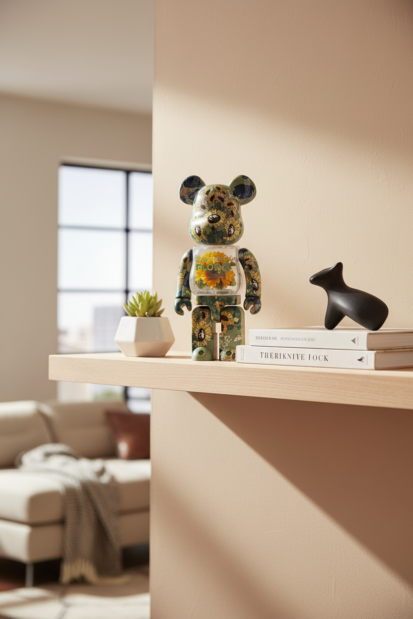 400% Bearbrick - Flor@ Sunflower (Mames)-Medicom Toy-Bearbrick