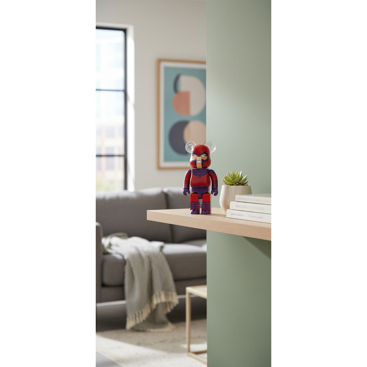400% Bearbrick - X-Men - Magneto