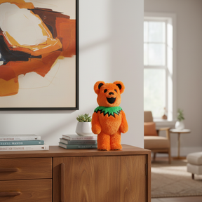 400% Bearbrick - Grateful Dead - Dancing Bears (Costume Ver. Orange)-Medicom Toy-Bearbrick