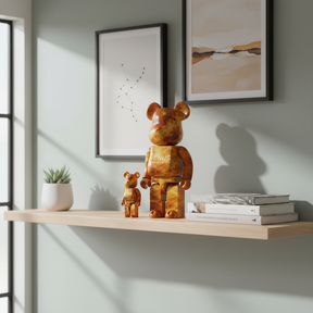 400% & 100% Bearbrick - Venus (NASA x Davinci+ Exploration)-Medicom Toy-Bearbrick