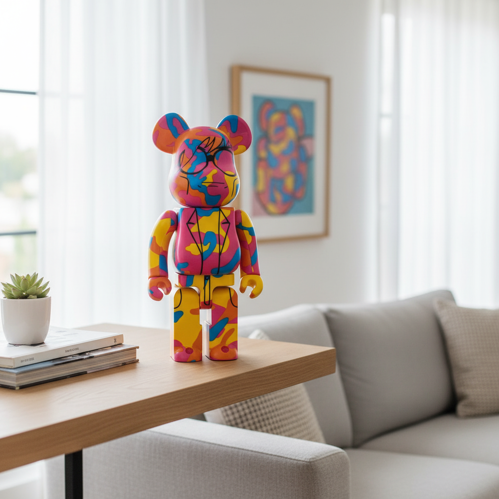 400% & 100% Bearbrick Sæt - Andy Warhol (Special Edition BWWT 3)