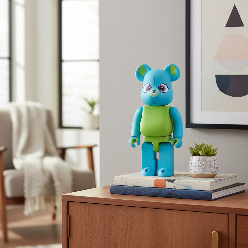 400% & 100% Bearbrick sæt - Bunny (Toy Story 4)-Medicom Toy-Bearbrick