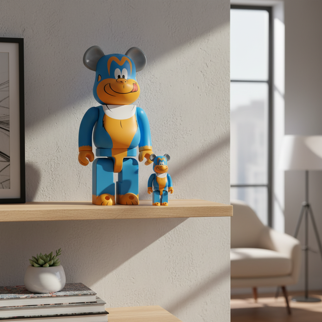 400% & 100% Bearbrick sæt - King Kombo (Kelloggs)-Medicom Toy-Bearbrick