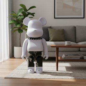 1000% Bearbrick - The Rolling Stones (Sticky Fingers - White)