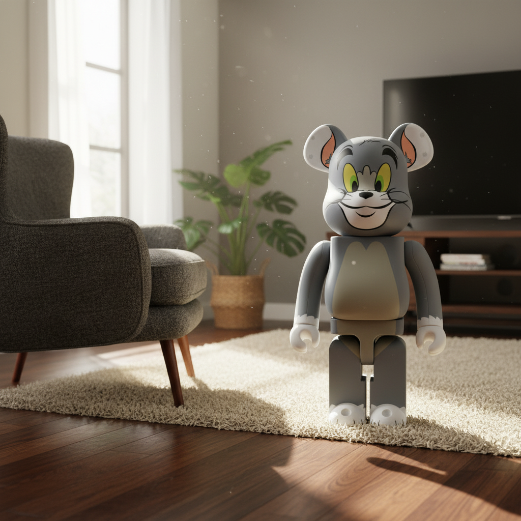 1000% Bearbrick - Tom  Flocky edition (Tom &  Jerry)