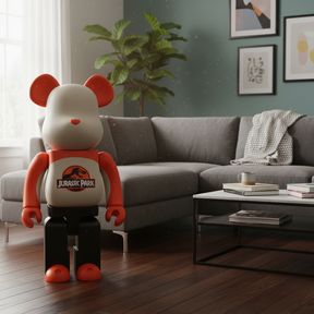 1000% Bearbrick - Jurassic Park