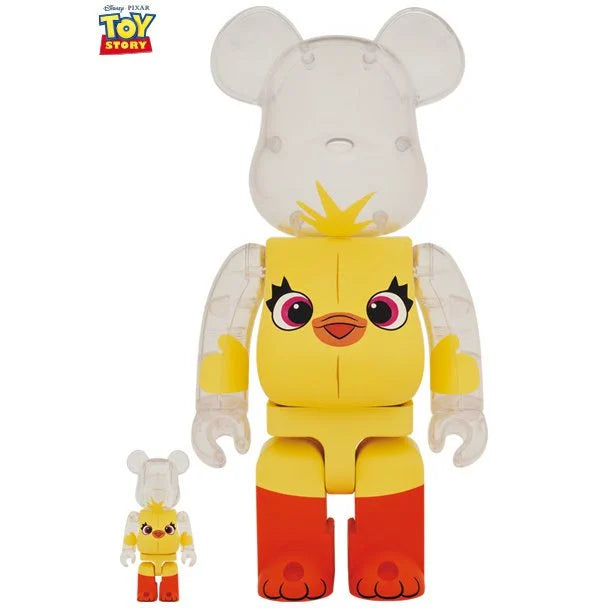 400% & 100% Bearbrick sæt - Ducky (Toy Story 4)