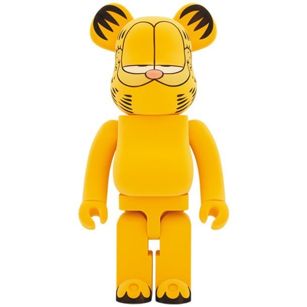 1000% Bearbrick - Garfield (Flocky ed.)