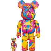 400% & 100% Bearbrick Sæt - Andy Warhol (Special Edition BWWT 3)