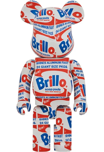 1000% Bearbrick - Andy Warhol (Brillo)