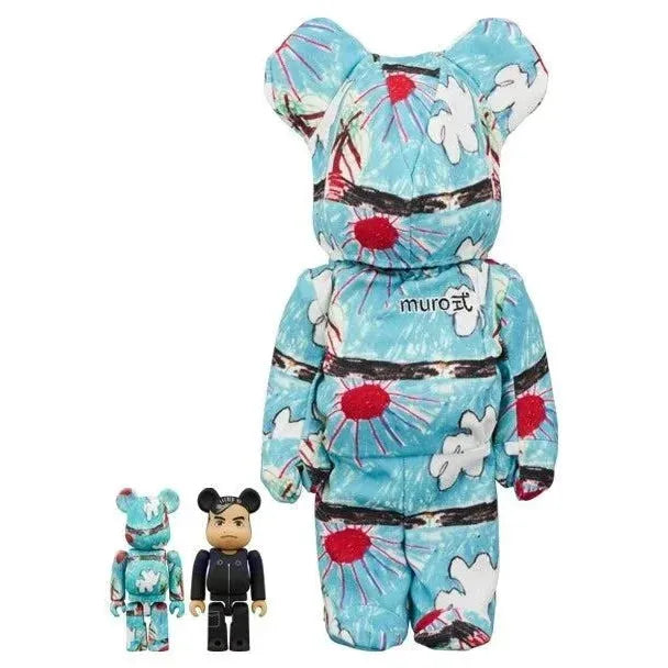 400% & 100% Bearbrick sæt - Muro Tsuyoshi (3-pack)