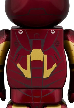 400% & 100% Bearbrick - Iron Man - Mark III (Infinity Saga)