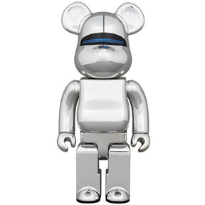 1000 % Bearbrick – Hajime Sorayama Robot (Blue Lights ed.)