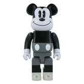 400% Bearbrick - Mickey Mouse (Black & White)-Medicom Toy-Bearbrick