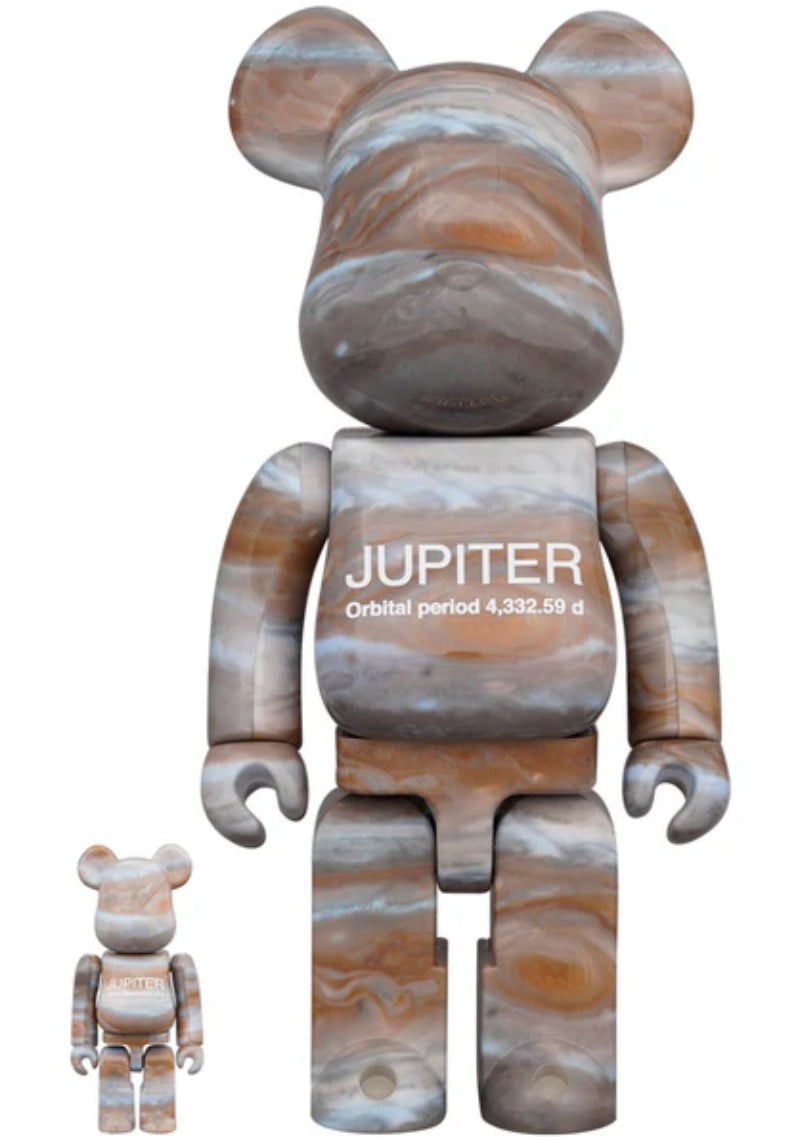 400% & 100% Bearbrick -setti – Jupiter (NASA)
