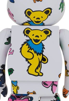 1000 % Bearbrick – Grateful Dead (Dancing Bears Pattern)