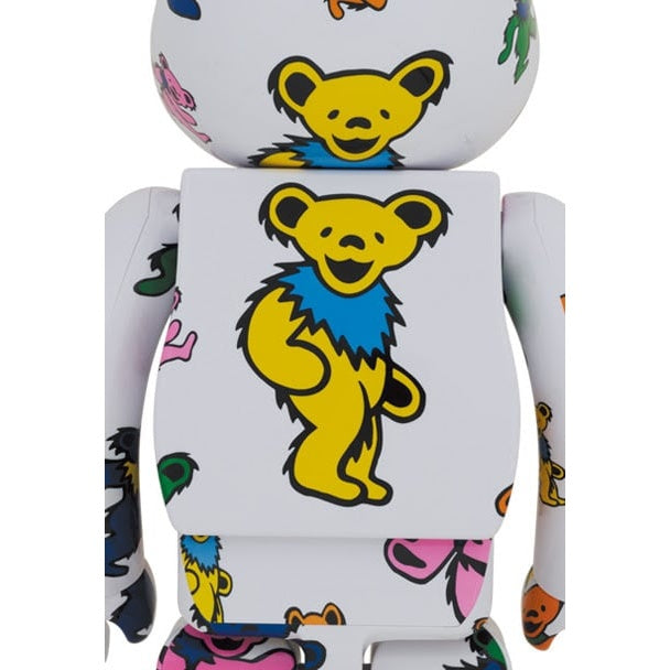 1000 % Bearbrick – Grateful Dead (Dancing Bears Pattern)
