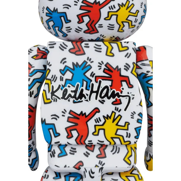 1000% Bearbrick - Keith Haring v9 (Dancing Dogs)