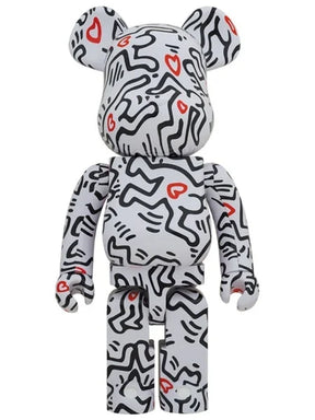 1000% Bearbrick - Keith Haring v8 (Heart of Men)