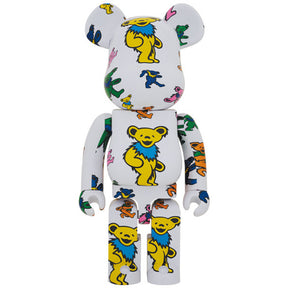 400 % & 100 % Bearbrick -setti – Grateful Dead (Dancing Bears Pattern)