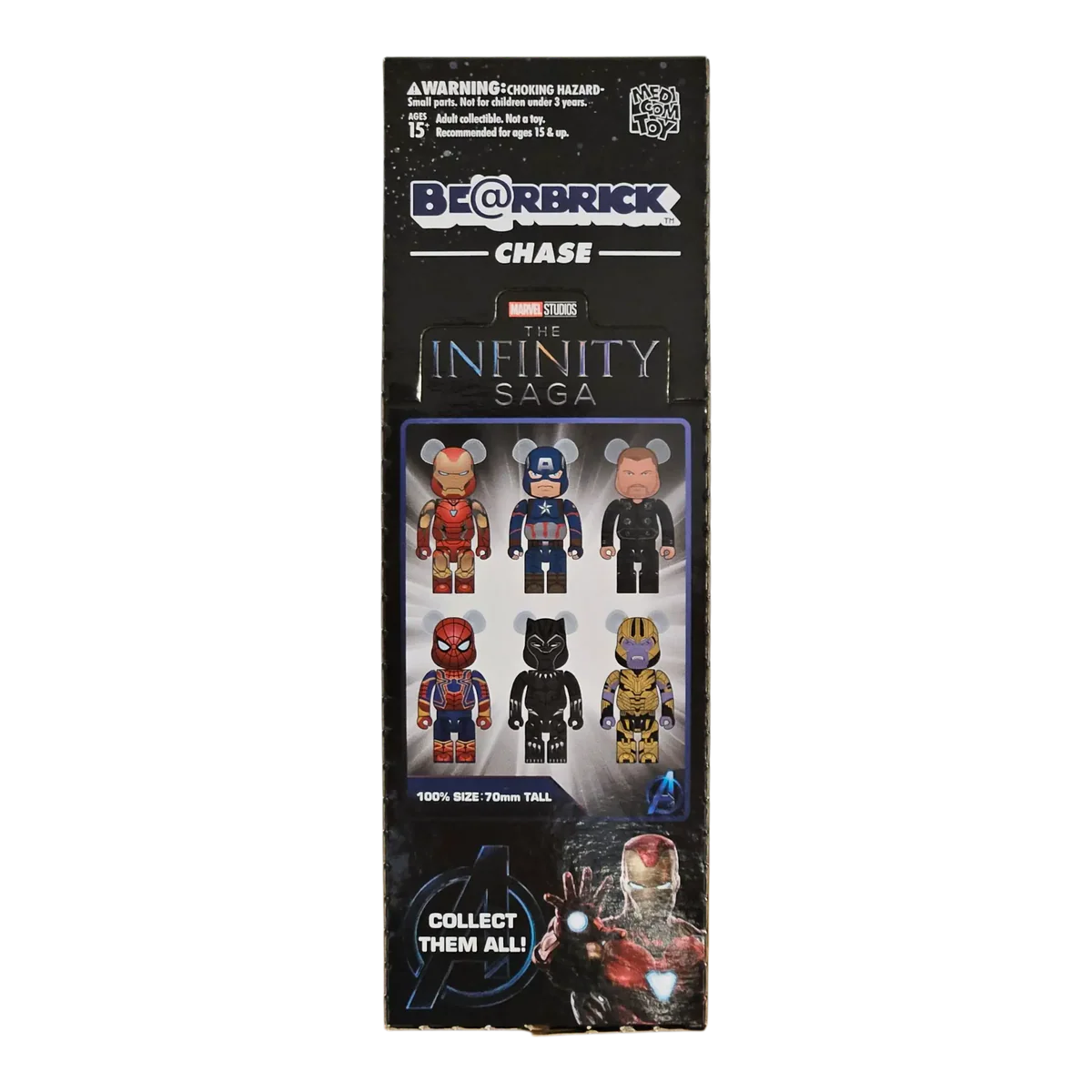 100 % Bearbrick Blindbox Chase Series - MARVEL Infinity Saga